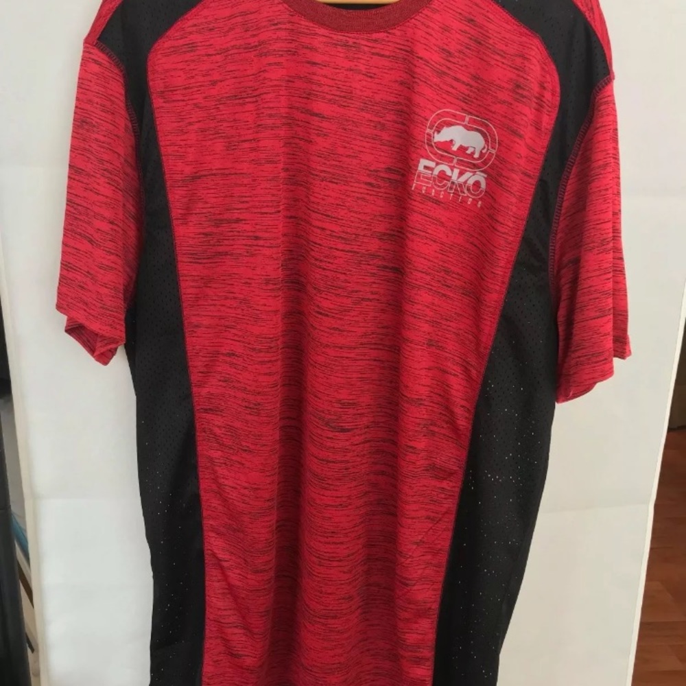 NEW ECKO FUNCTION RED BLACK SHIRT SIZE L LARGE